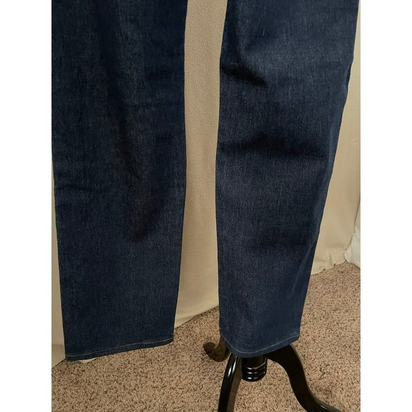 Levi’s Mens 501 Original Dark Wash Straight Fit Jeans - Picture 7 of 12